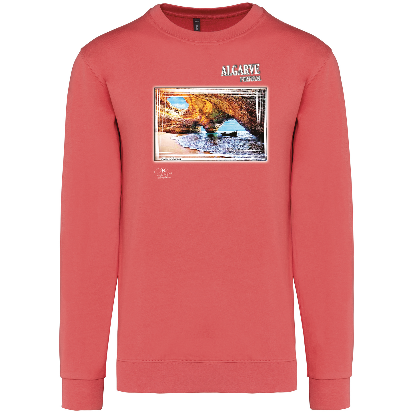 Sweatshirt Kariban sem Capuz Algar de Benagil