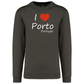 Sweatshirt Kariban sem Capuz I Love Porto