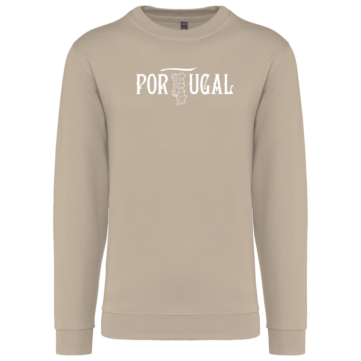 Sweatshirt Kariban sem Capuz Mapa de Portugal