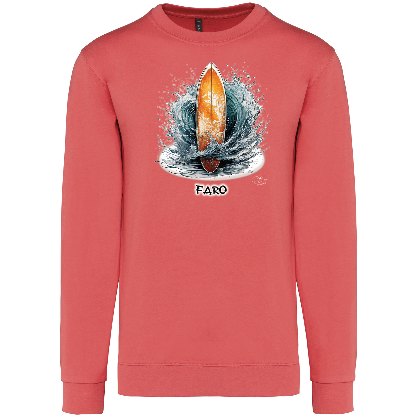 Sweatshirt Kariban sem Capuz Prancha Faro