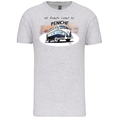T-Shirt Algodão Biológico All Roads Lead to Peniche
