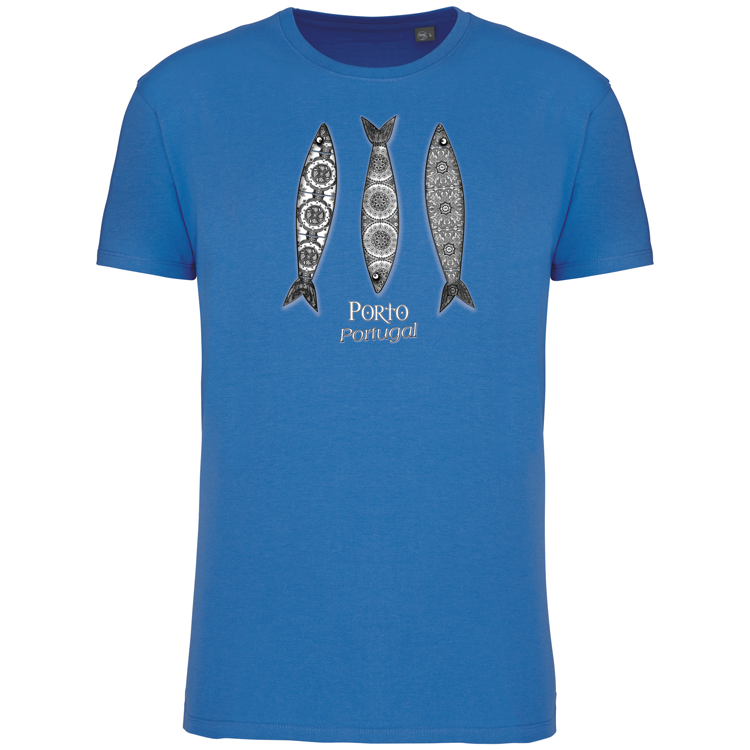 T-Shirt Algodão Biológico 3 Sardinhas Porto