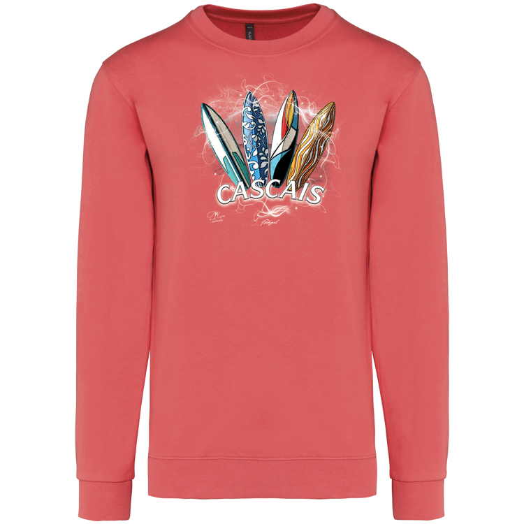 Sweatshirt Kariban sem Capuz Surfboards Cascais