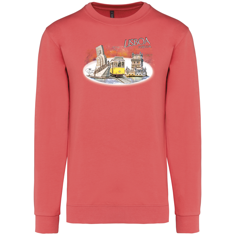 Sweatshirt Kariban sem Capuz Monumentos Belém