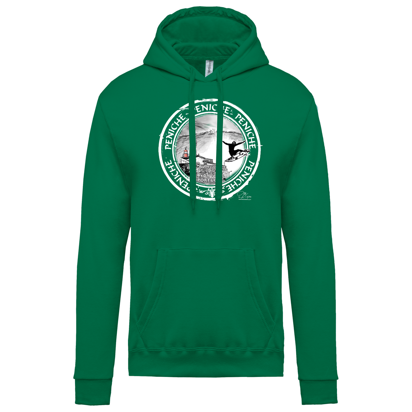 Sweatshirt Kariban com Capuz Selo Peniche