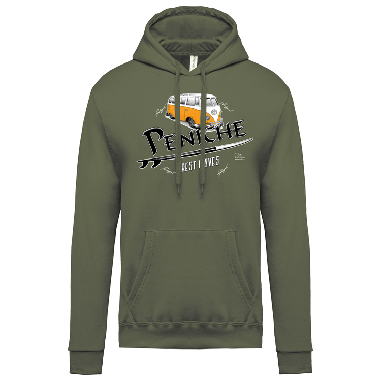 Sweatshirt Kariban com Capuz Pão de Forma Peniche