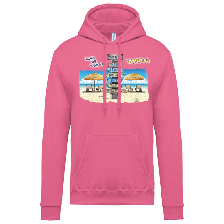 Sweatshirt Kariban com Capuz Pegadas Tavira