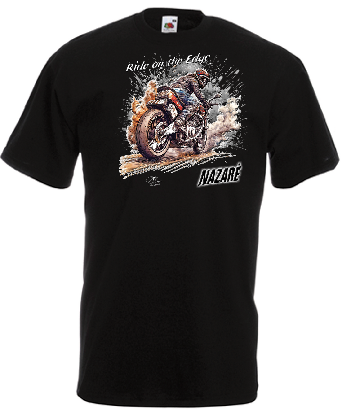 T-shirt Ride on the Edge Nazaré