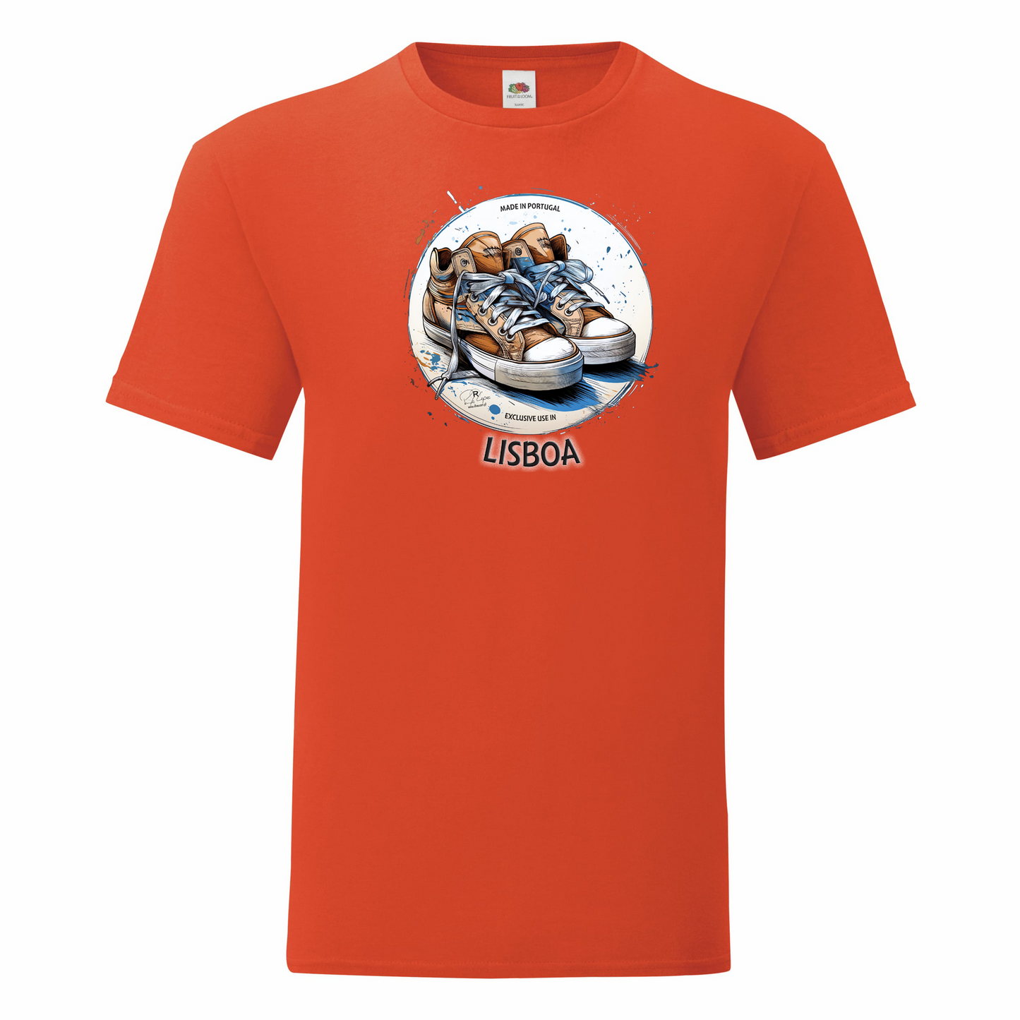 T-shirt Fruit of the Loom, Iconic, 150g, Exclusive Lisboa