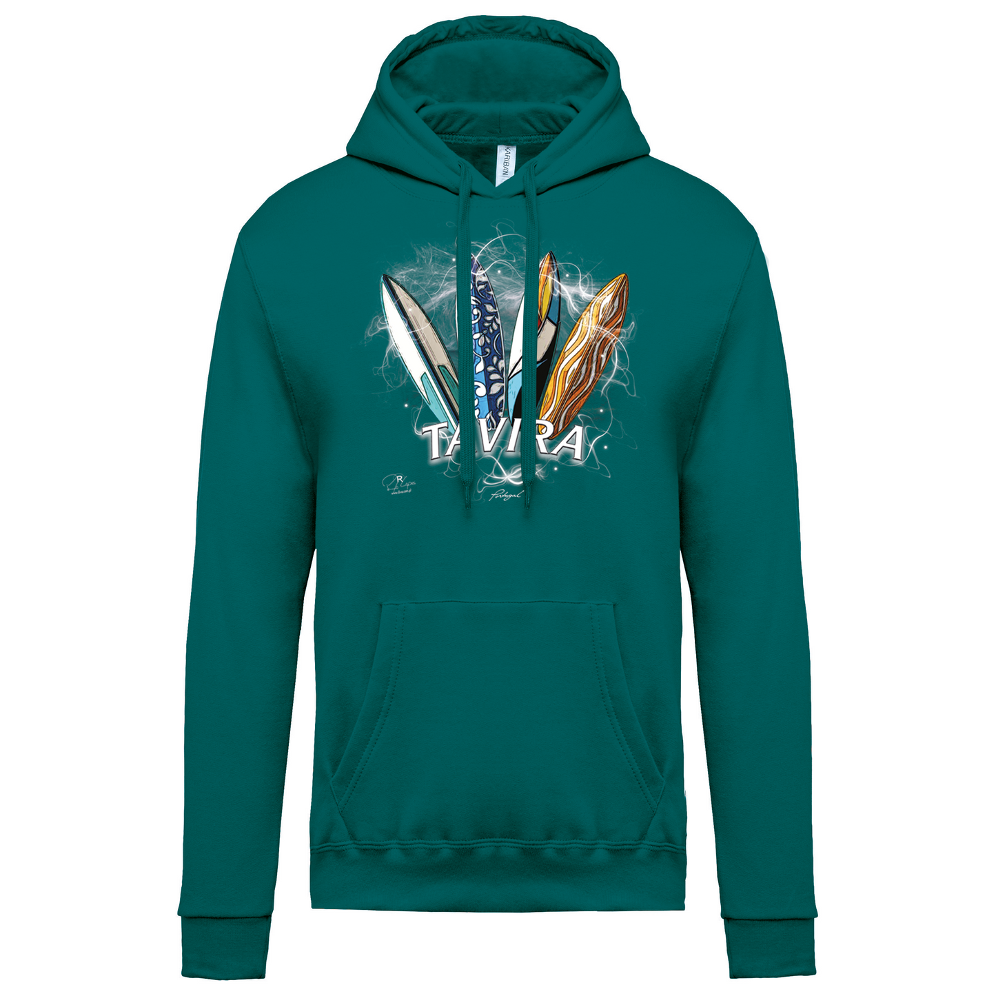 Sweatshirt Kariban com Capuz Surfboards Tavira
