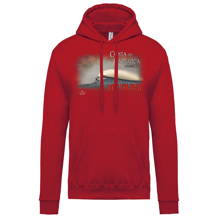 Sweatshirt Kariban com Capuz Ride the Wave Caparica