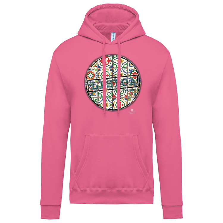 Sweatshirt Kariban com Capuz Pin Lisboa