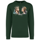 Sweatshirt Kariban sem Capuz King and Queen Óbidos