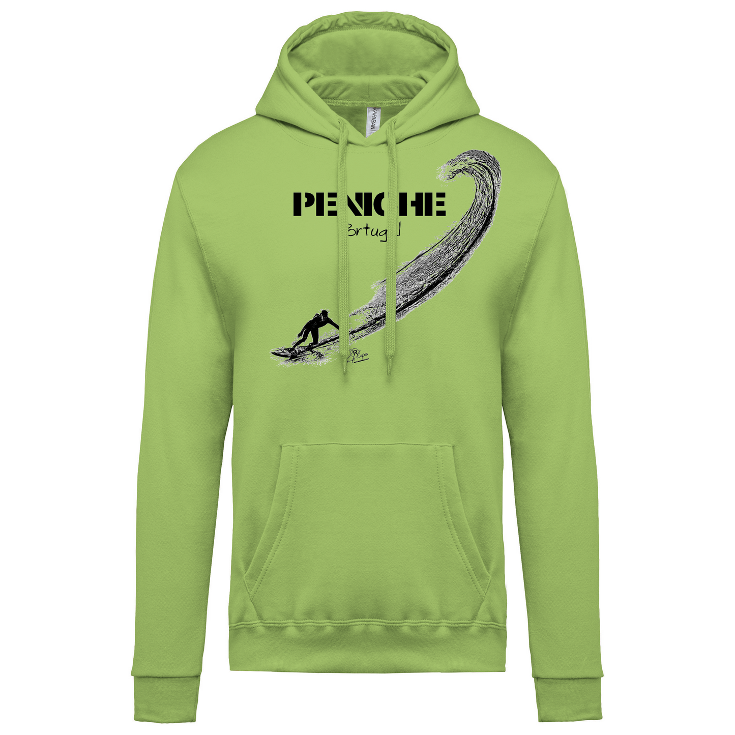Sweatshirt Kariban com Capuz Surf Peniche