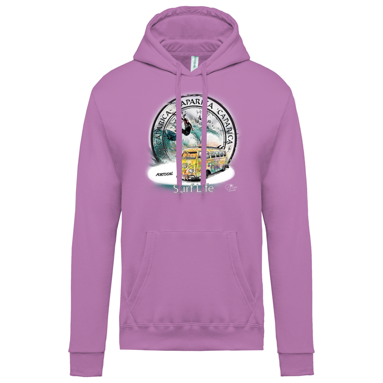 Sweatshirt Kariban com Capuz Surf Life Caparica