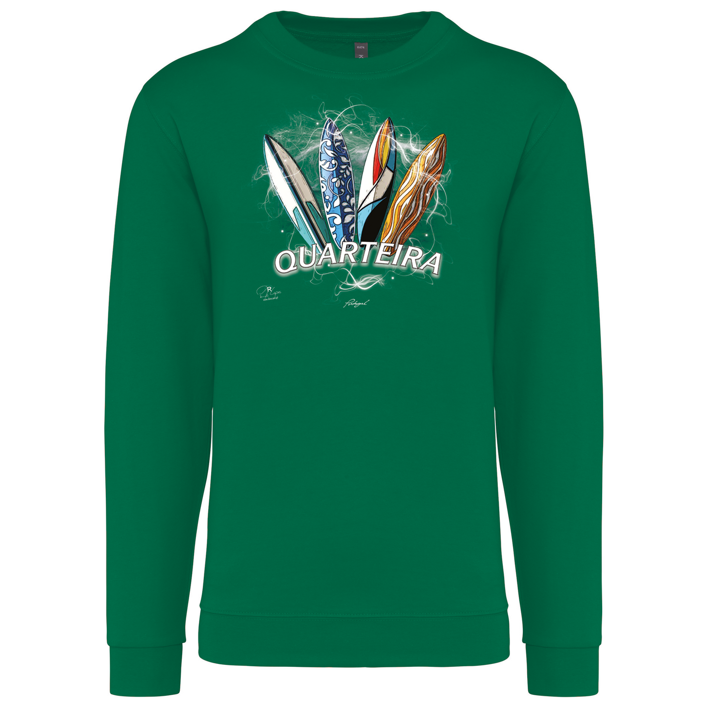 Sweatshirt Kariban sem Capuz Surfboards Quarteira
