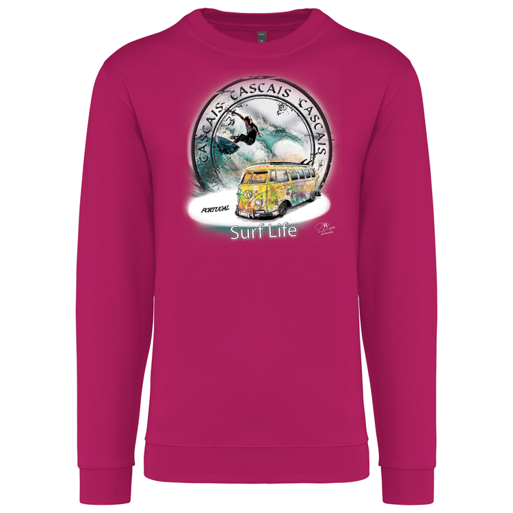 Sweatshirt Kariban sem Capuz Surf Life Cascais