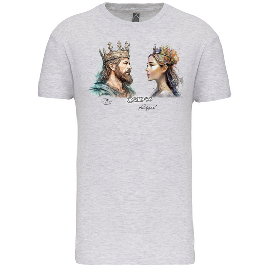 T-Shirt Algodão Biológico King and Queen Óbidos