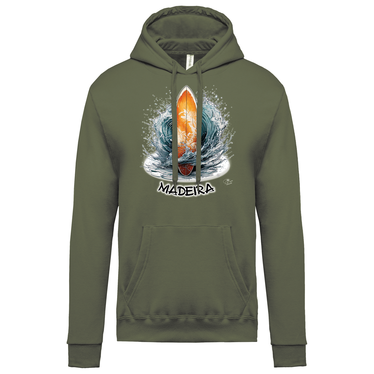 Sweatshirt Kariban com Capuz Prancha Madeira
