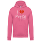 Sweatshirt Kariban com Capuz I Love Porto