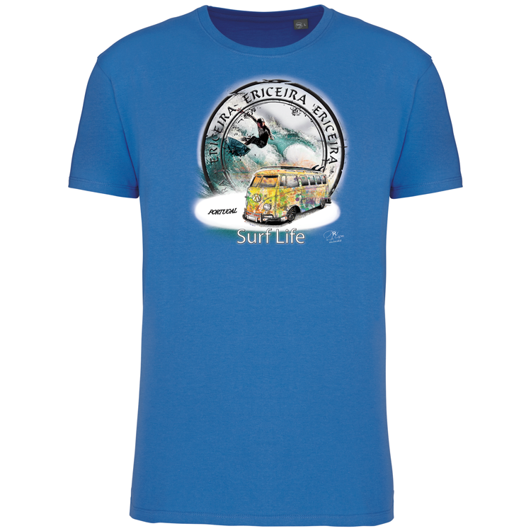 T-Shirt Algodão Biológico Surf Life Ericeira
