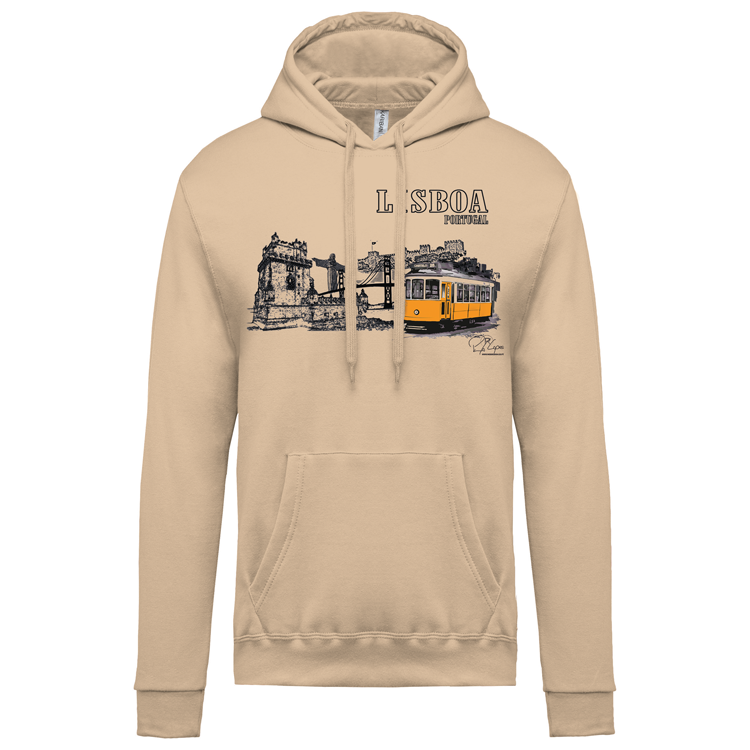 Sweatshirt Kariban com Capuz Monumentos Lx