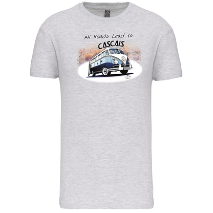 T-Shirt Algodão Biológico All Roads Lead to Cascais