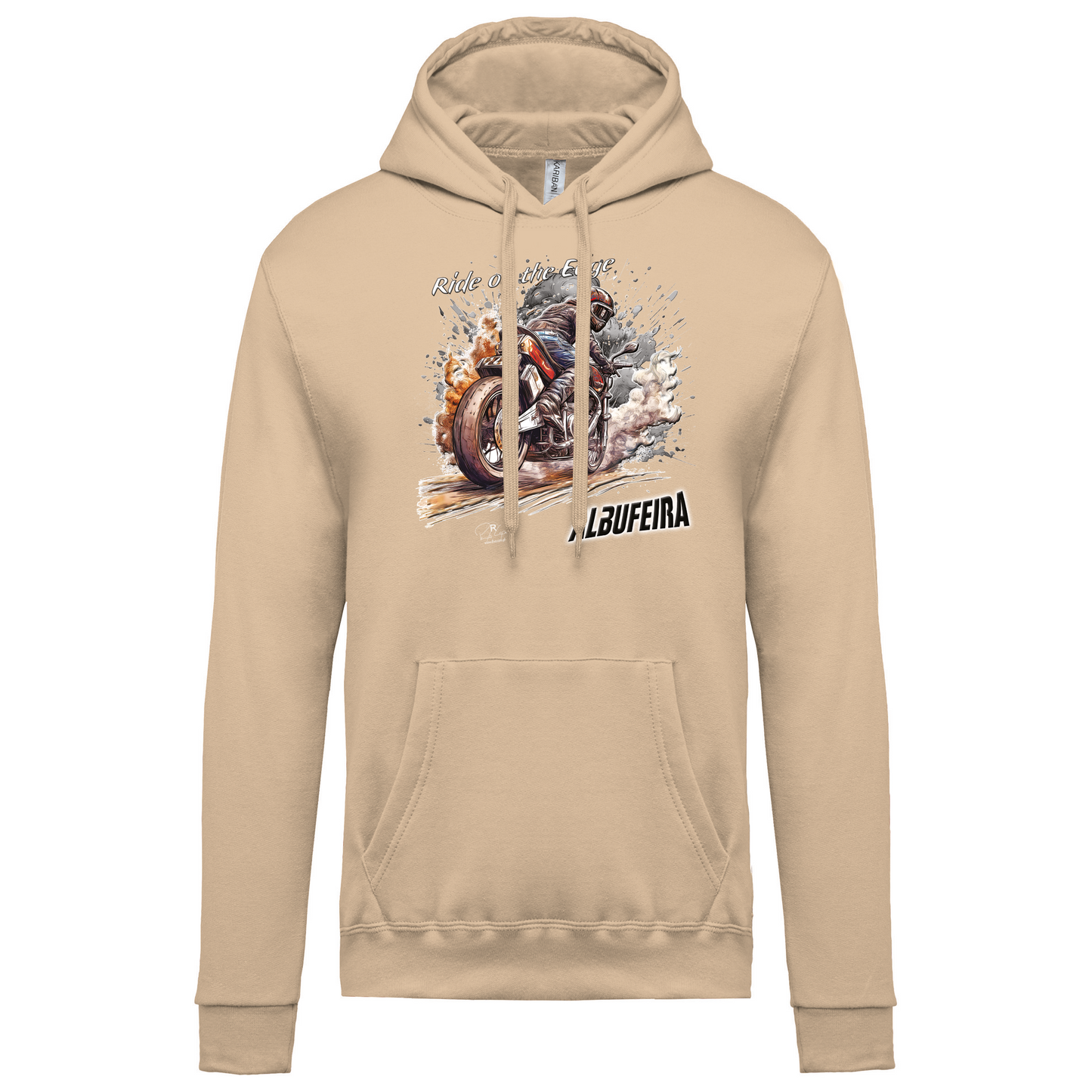 Sweatshirt Kariban com Capuz Ride on the Edge Albufeira