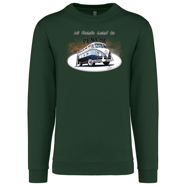 Sweatshirt Kariban sem Capuz All Roads Lead to Peniche