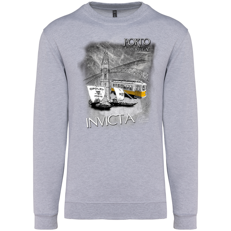 Sweatshirt Kariban sem Capuz Invicta