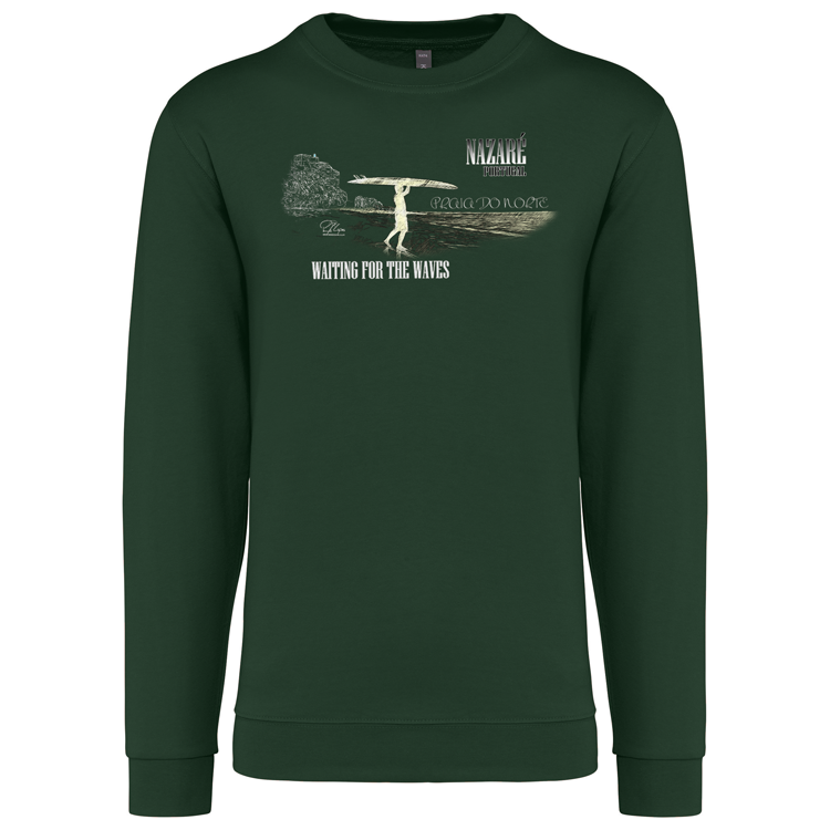 Sweatshirt Kariban sem Capuz Praia do Norte