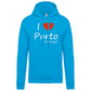 Sweatshirt Kariban com Capuz I Love Porto