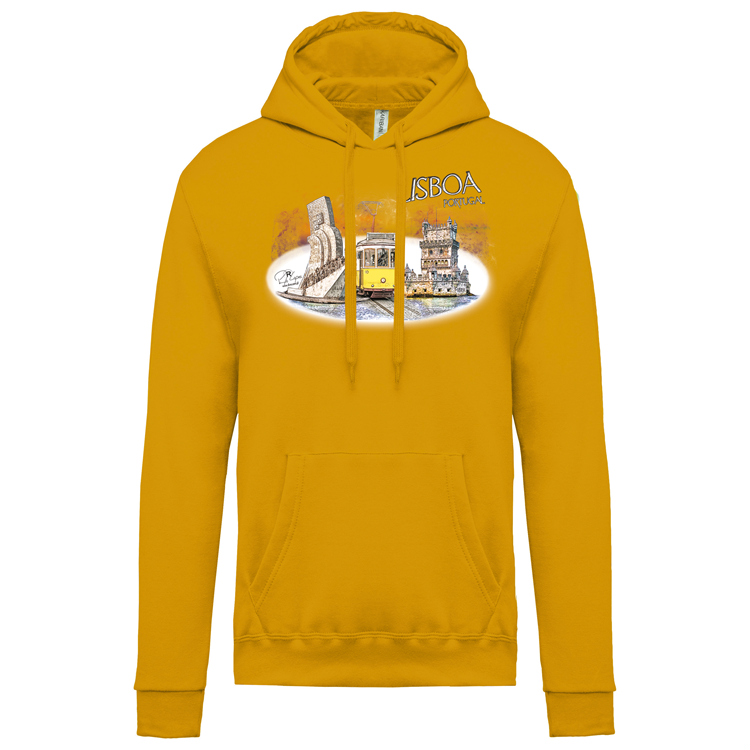 Sweatshirt Kariban com Capuz Monumentos Belém