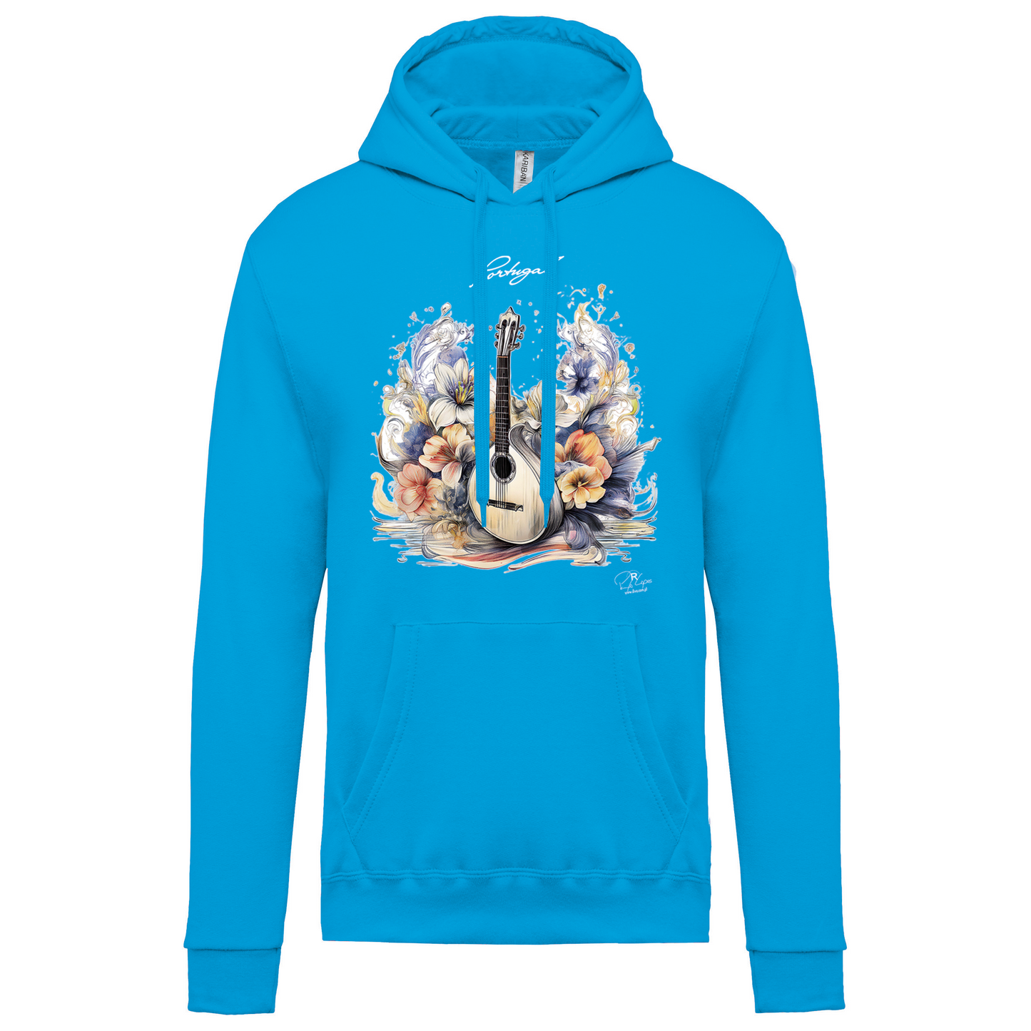 Sweatshirt Kariban com Capuz Guitarra Portuguesa