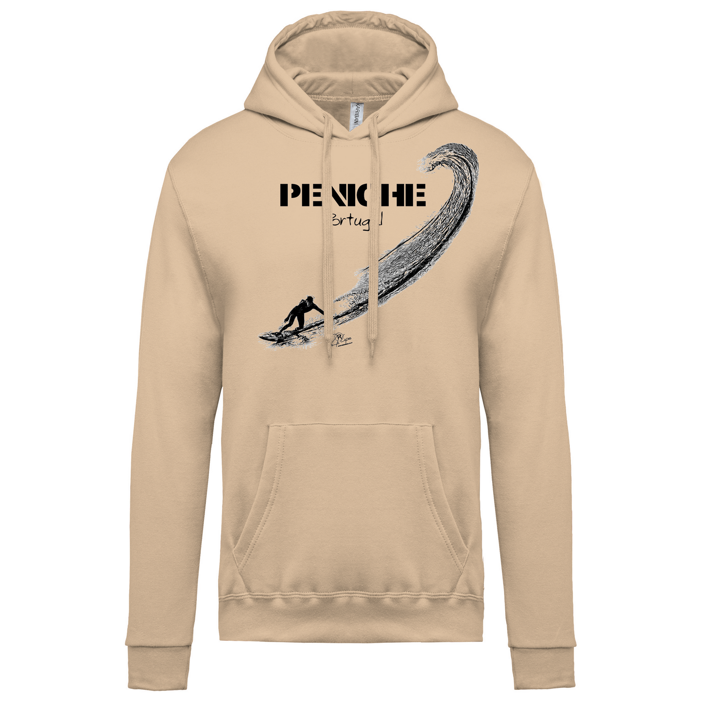 Sweatshirt Kariban com Capuz Surf Peniche