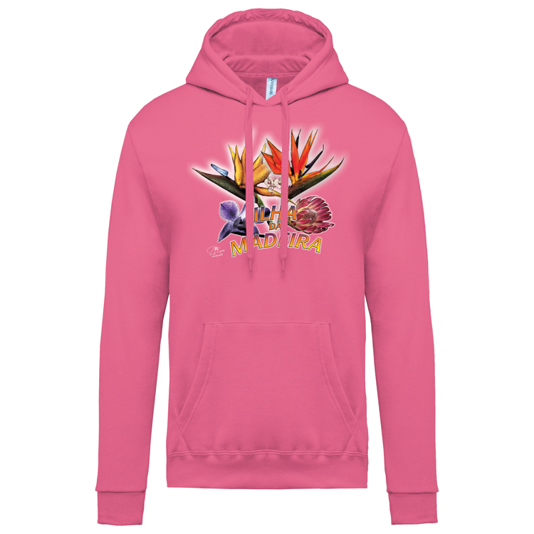 Sweatshirt Kariban com Capuz Estrelícias
