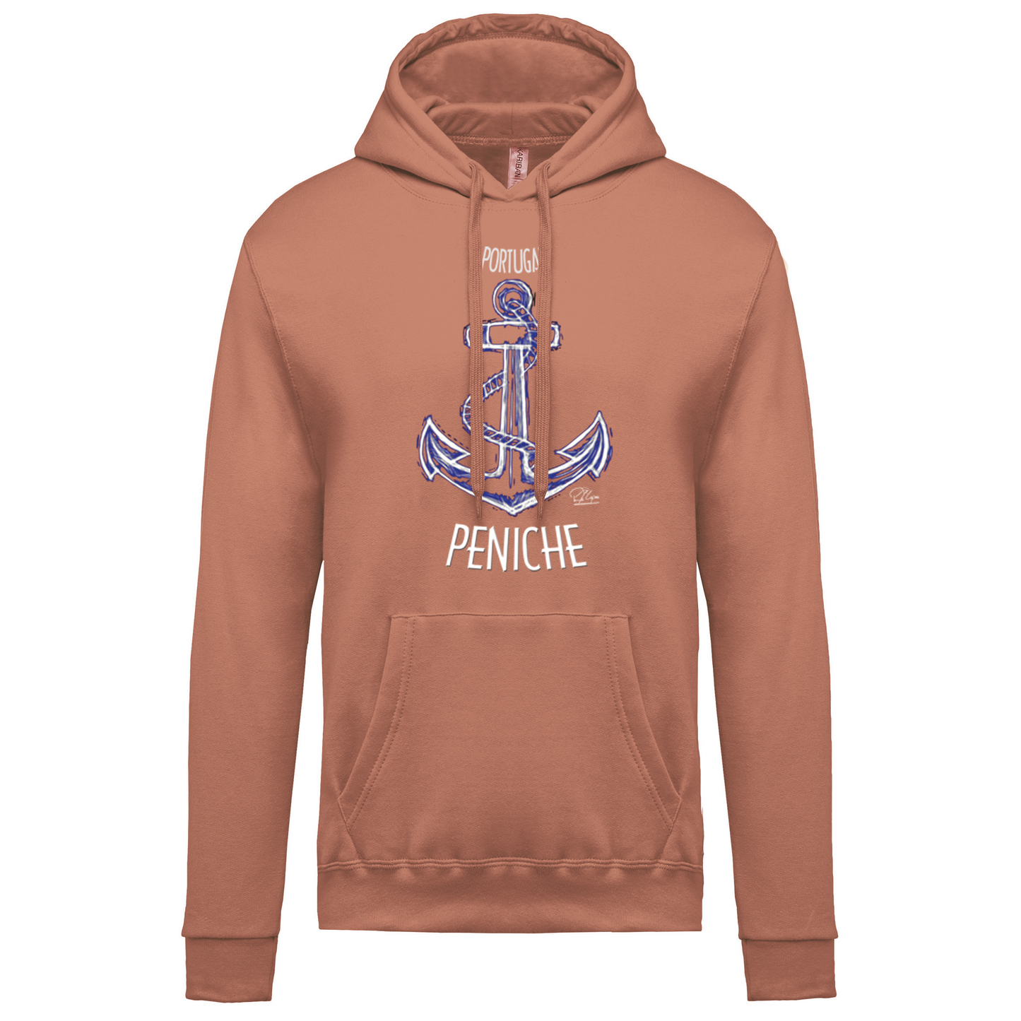 Sweatshirt Kariban com Capuz Âncora Peniche