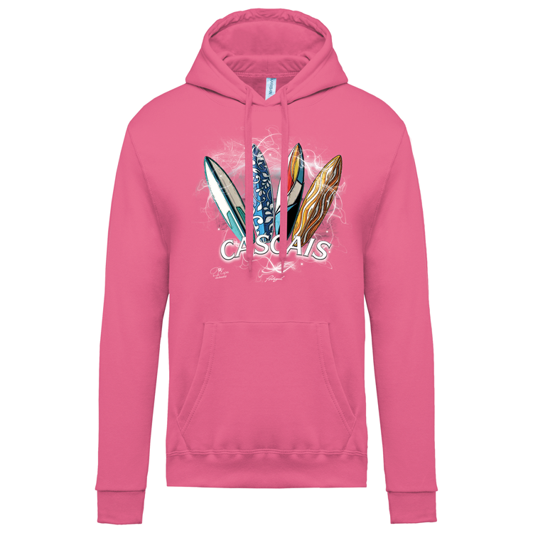 Sweatshirt Kariban com Capuz Surfboards Cascais