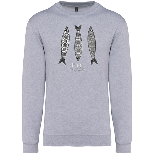 Sweatshirt Kariban sem Capuz 3 Sardinhas Porto
