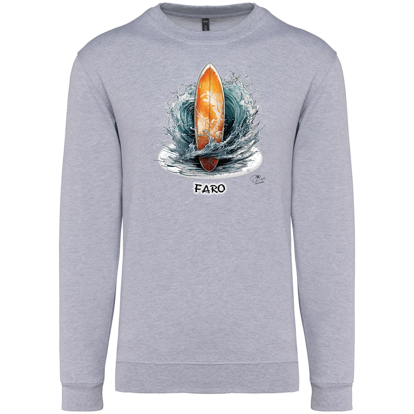 Sweatshirt Kariban sem Capuz Prancha Faro