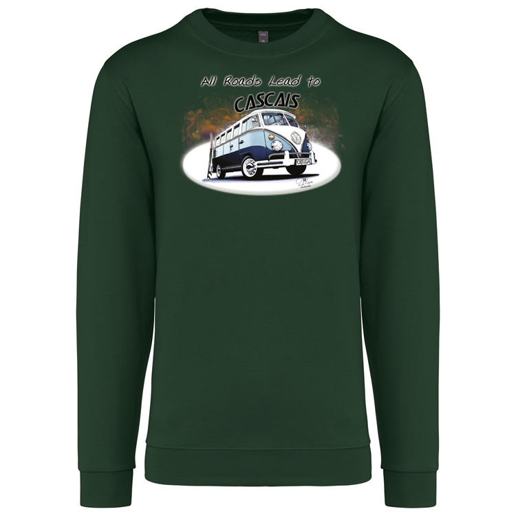Sweatshirt Kariban sem Capuz All Roads Lead to Cascais