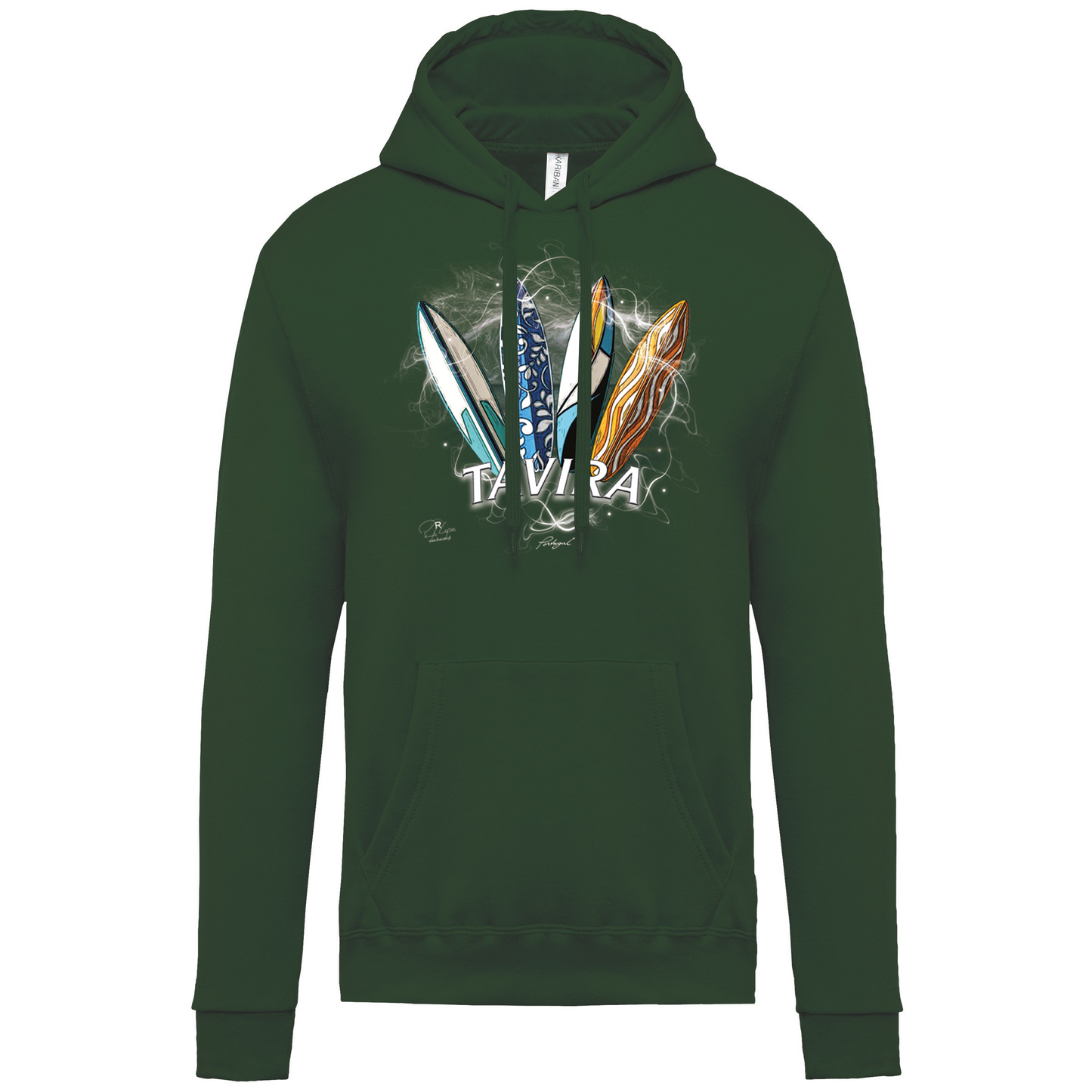 Sweatshirt Kariban com Capuz Surfboards Tavira