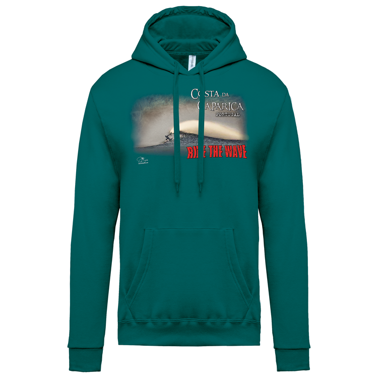 Sweatshirt Kariban com Capuz Ride the Wave Caparica