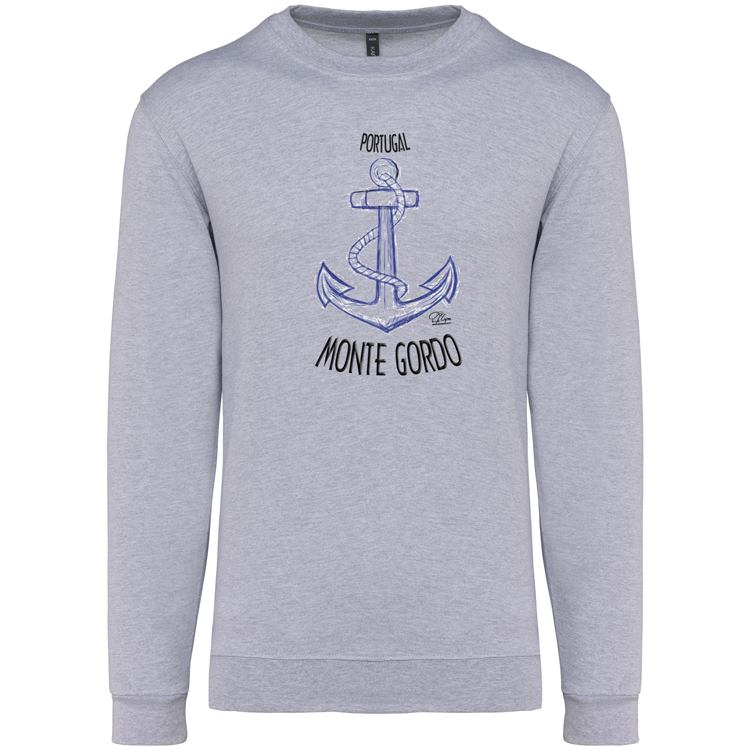 Sweatshirt Kariban sem Capuz Âncora Monte Gordo
