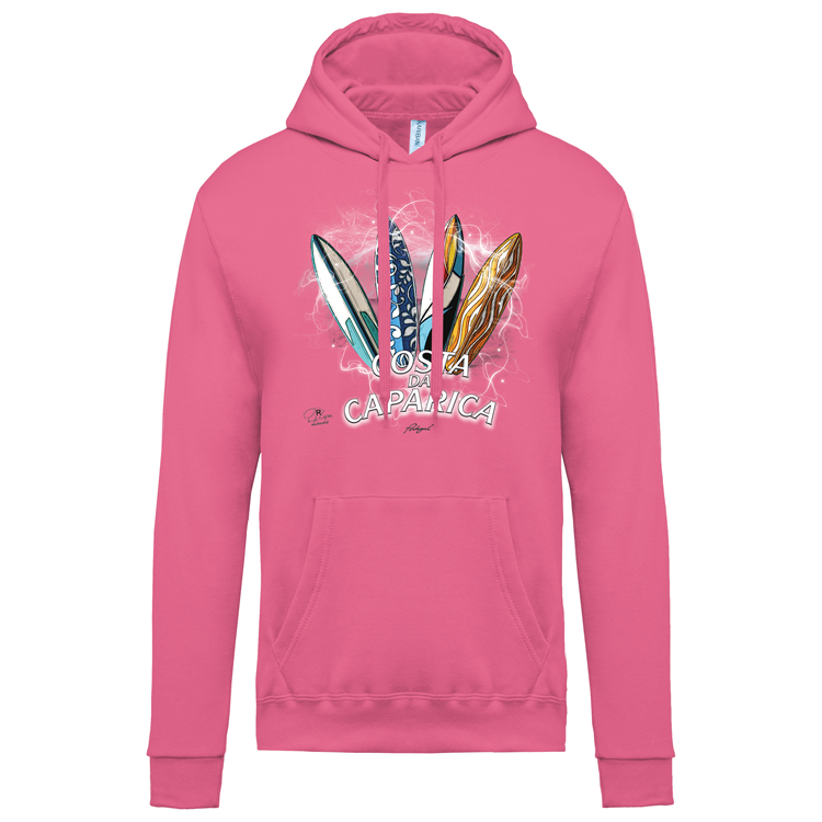 Sweatshirt Kariban com Capuz Surfboards Caparica