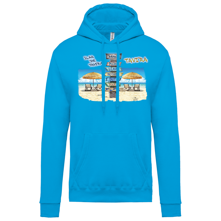 Sweatshirt Kariban com Capuz Pegadas Tavira