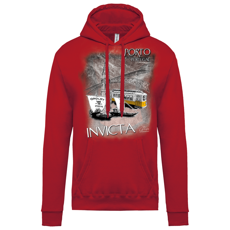 Sweatshirt Kariban com Capuz Invicta