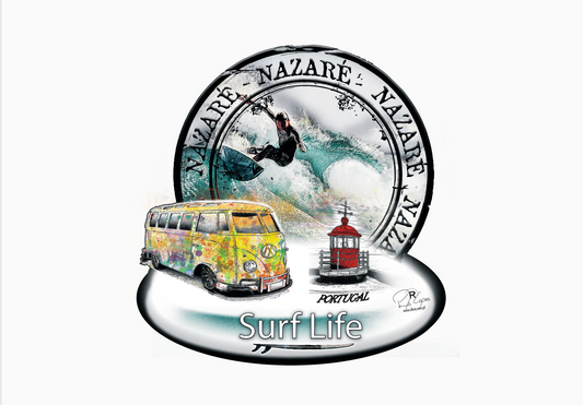 Magnético 3D Surf Life Nazaré