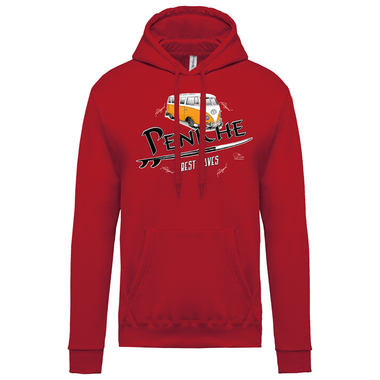 Sweatshirt Kariban com Capuz Pão de Forma Peniche