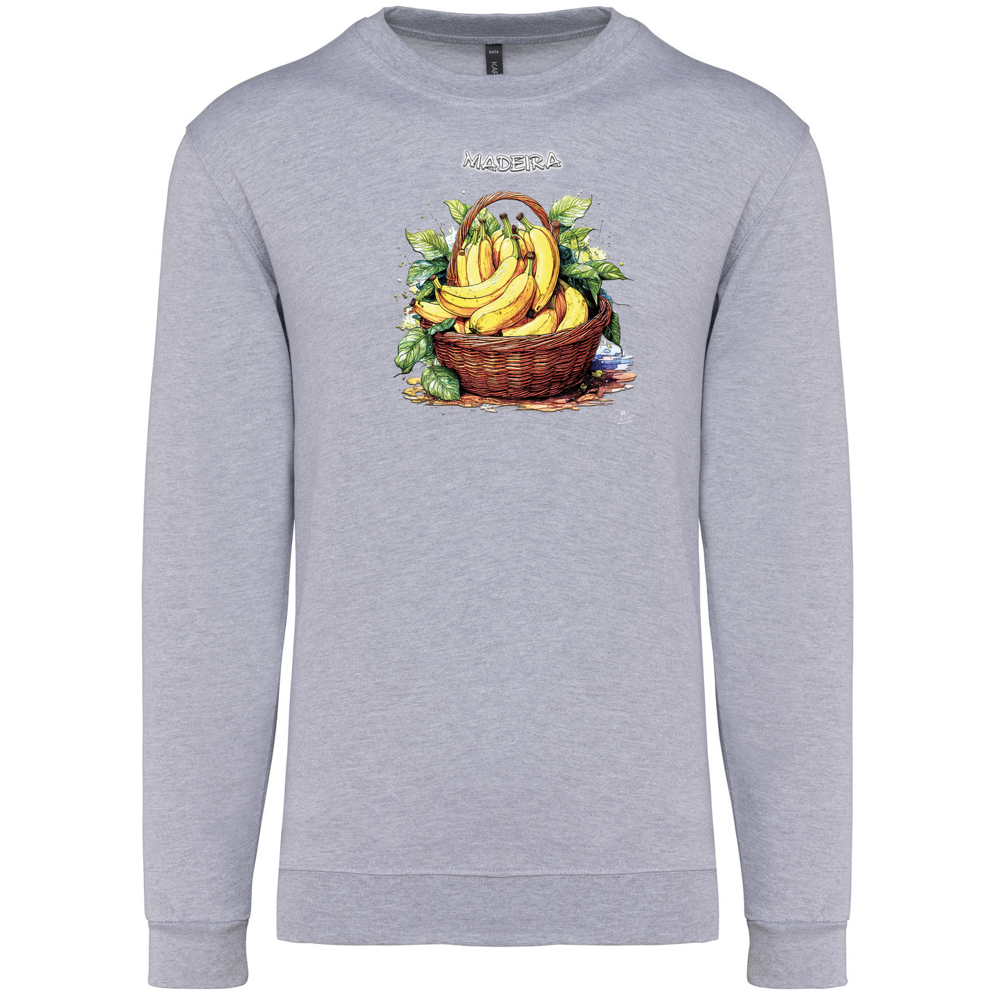Sweatshirt Kariban sem Capuz Cesto Bananas